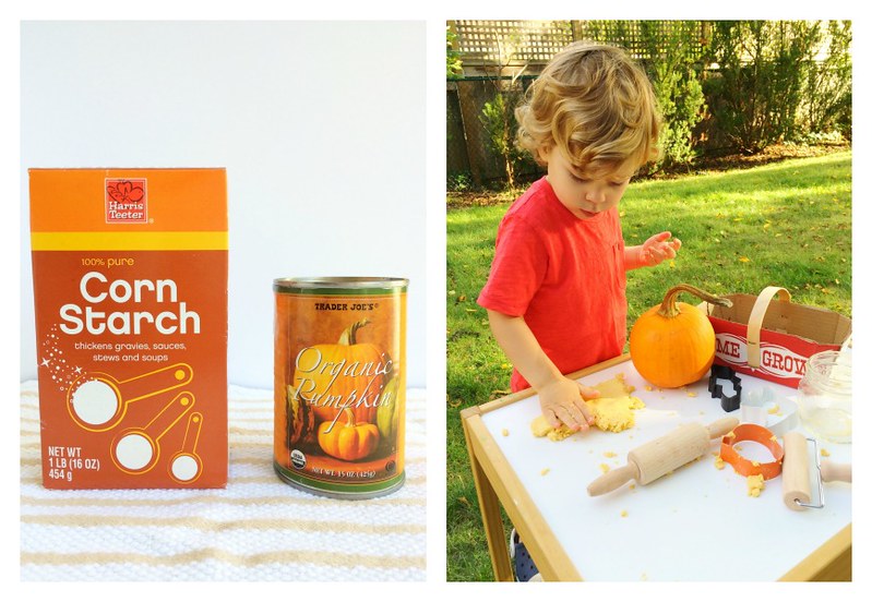 Pumpkin Play Dough Play